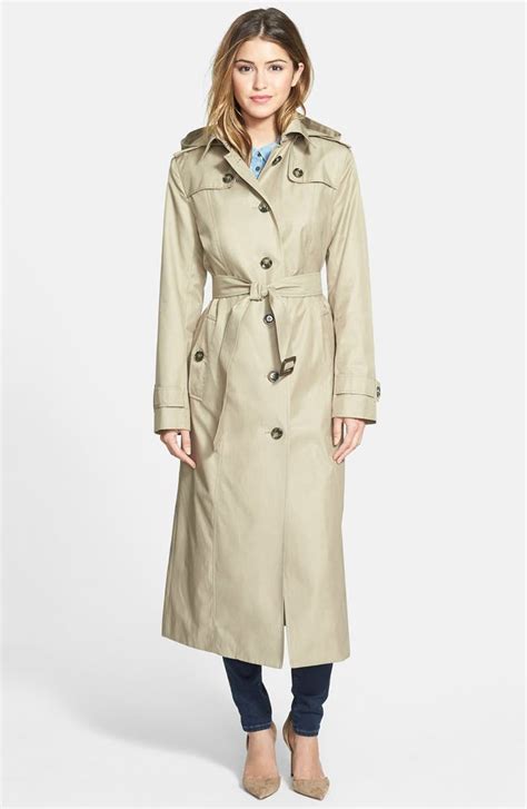 womens london fog trench coat|london fog single breasted raincoat.